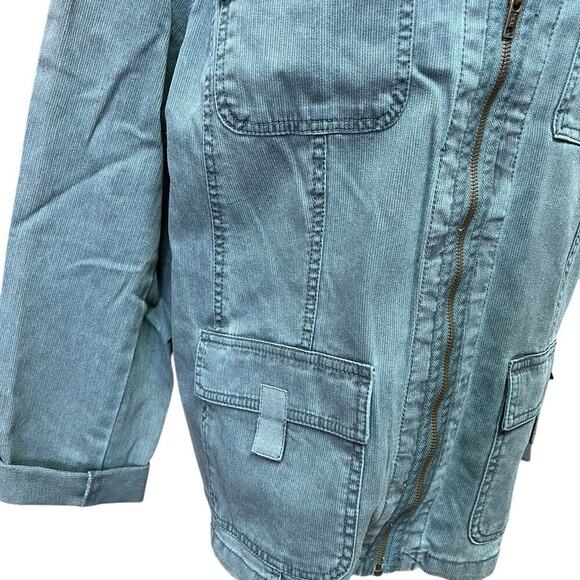 CARIBBEAN JOE WOMEN’S JACKET SIZE XL TEAL COLOR (mallard) - Picture 4 of 11